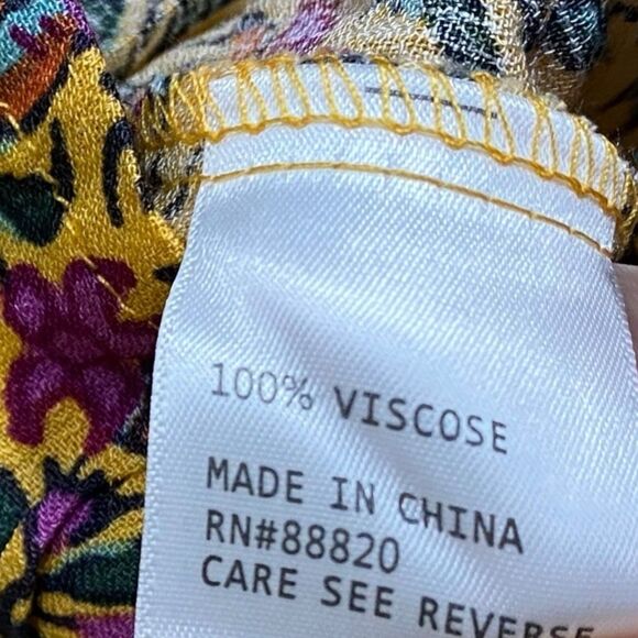 Cynthia Rowley Top Womens M Floral Boho High Neck Halter Sleeveless Tank NWT - Picture 11 of 13